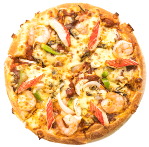 Pizza With Seafood Italian Foods